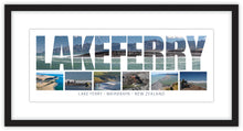 Load image into Gallery viewer, LAKE FERRY WORD COASTAL MONTAGE