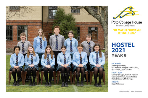 Year 9 Poto College House - 2021