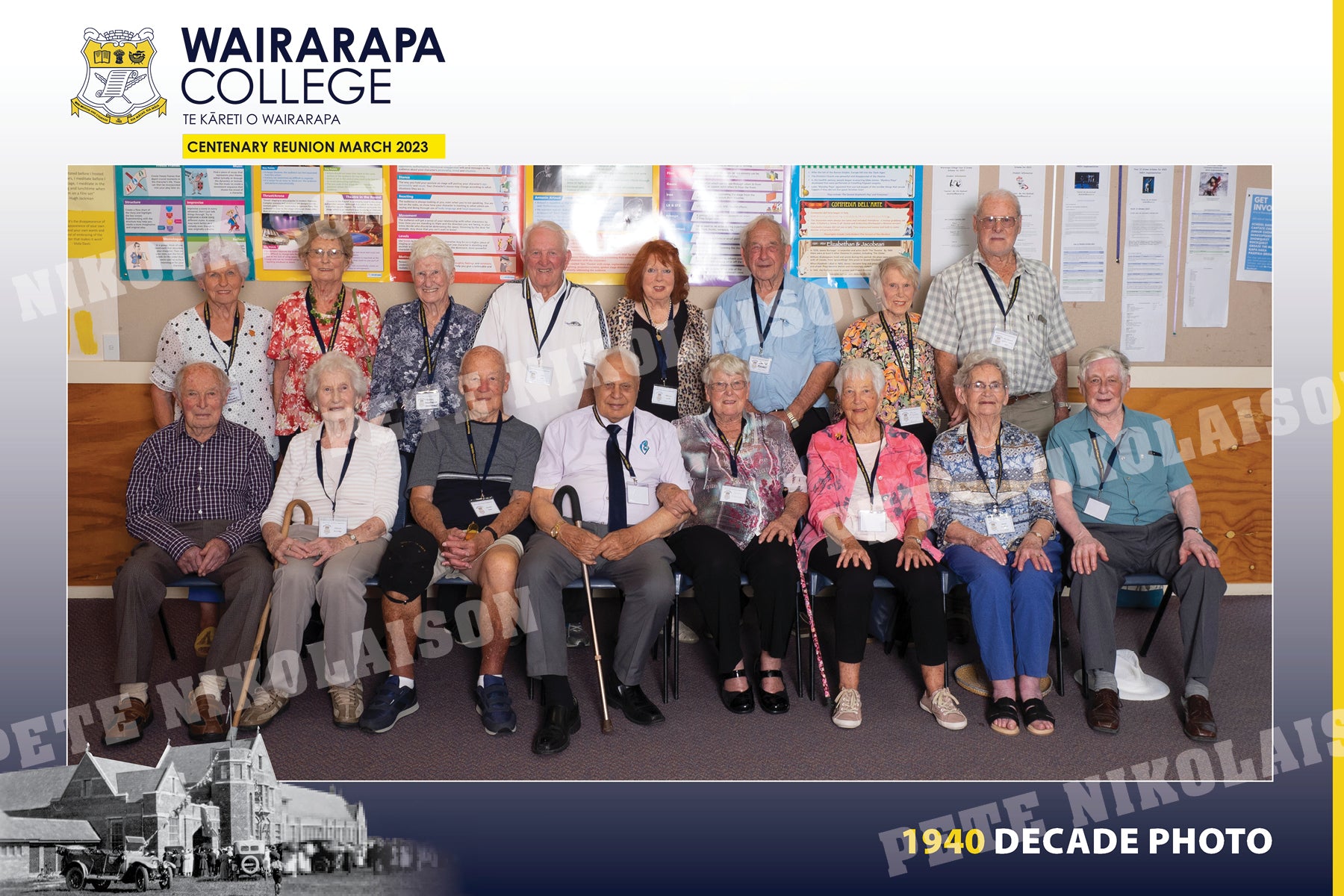 1940 Decade Photo - Wairarapa College Centenary