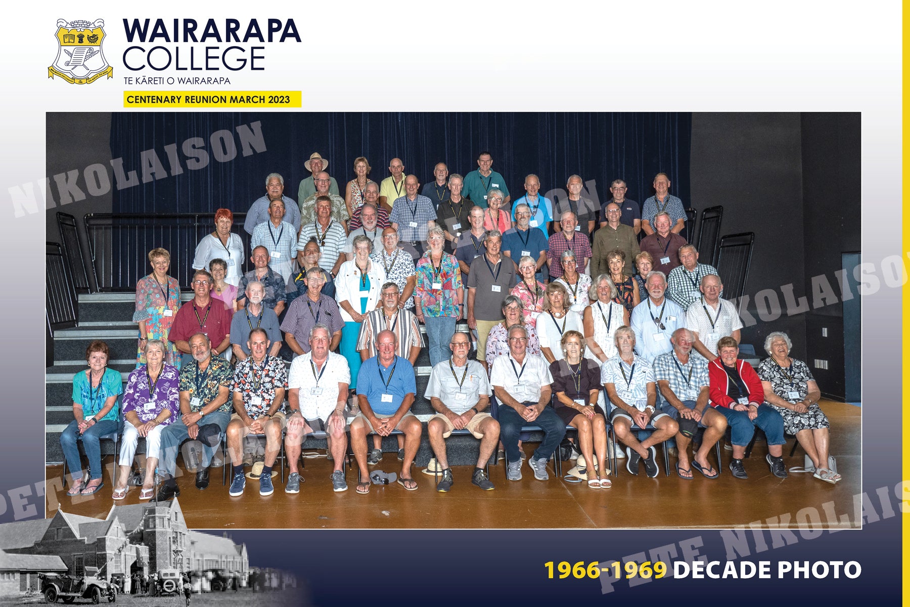 1966-69 Decade Photo - Wairarapa College Centenary