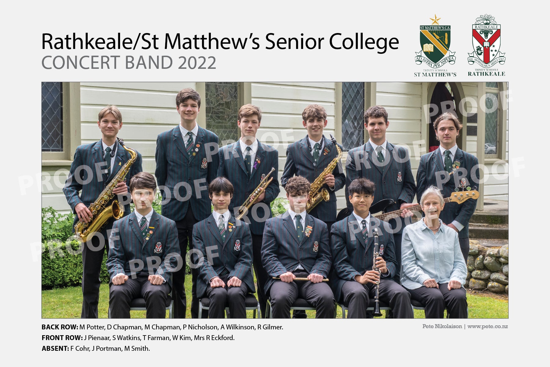 Concert Band - Rathkeale St Matthew’s Senior College 2022