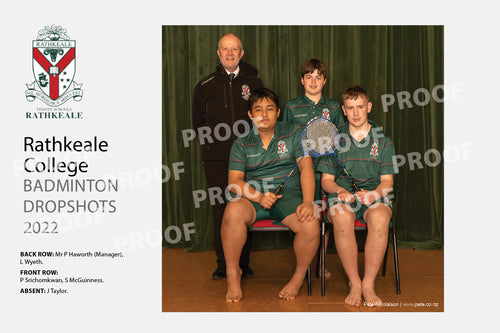 Badminton Dropshots - Rathkeale College 2022