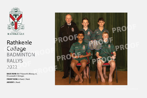 Badminton Rallys - Rathkeale College 2022