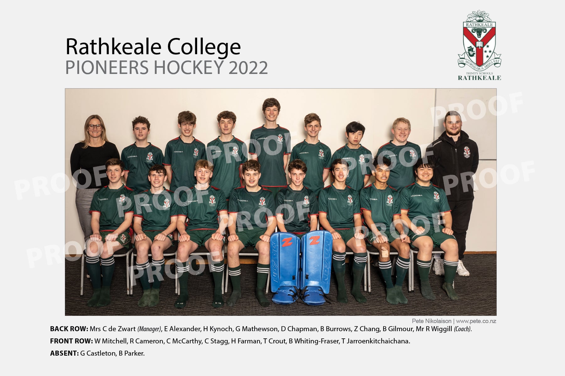 Hockey Pioneers - Rathkeale College 2022