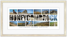 Load image into Gallery viewer, HONEYCOMB ROCK WORD COASTAL MONTAGE