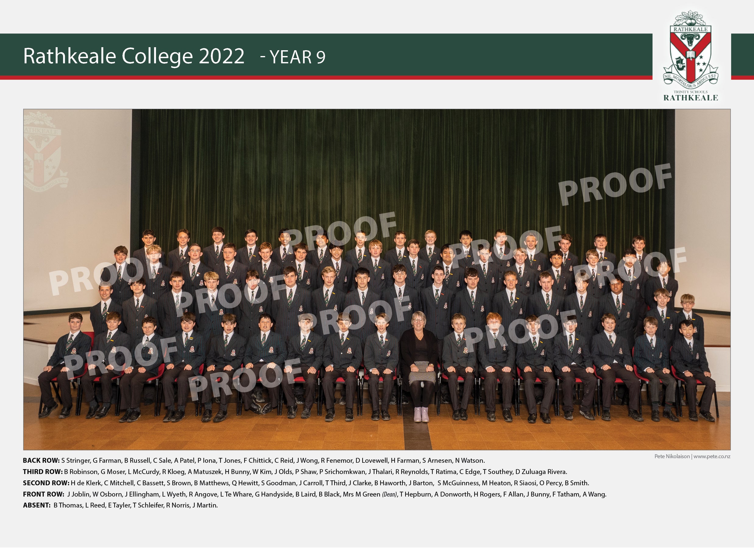 Year 9 - Rathkeale College 2022