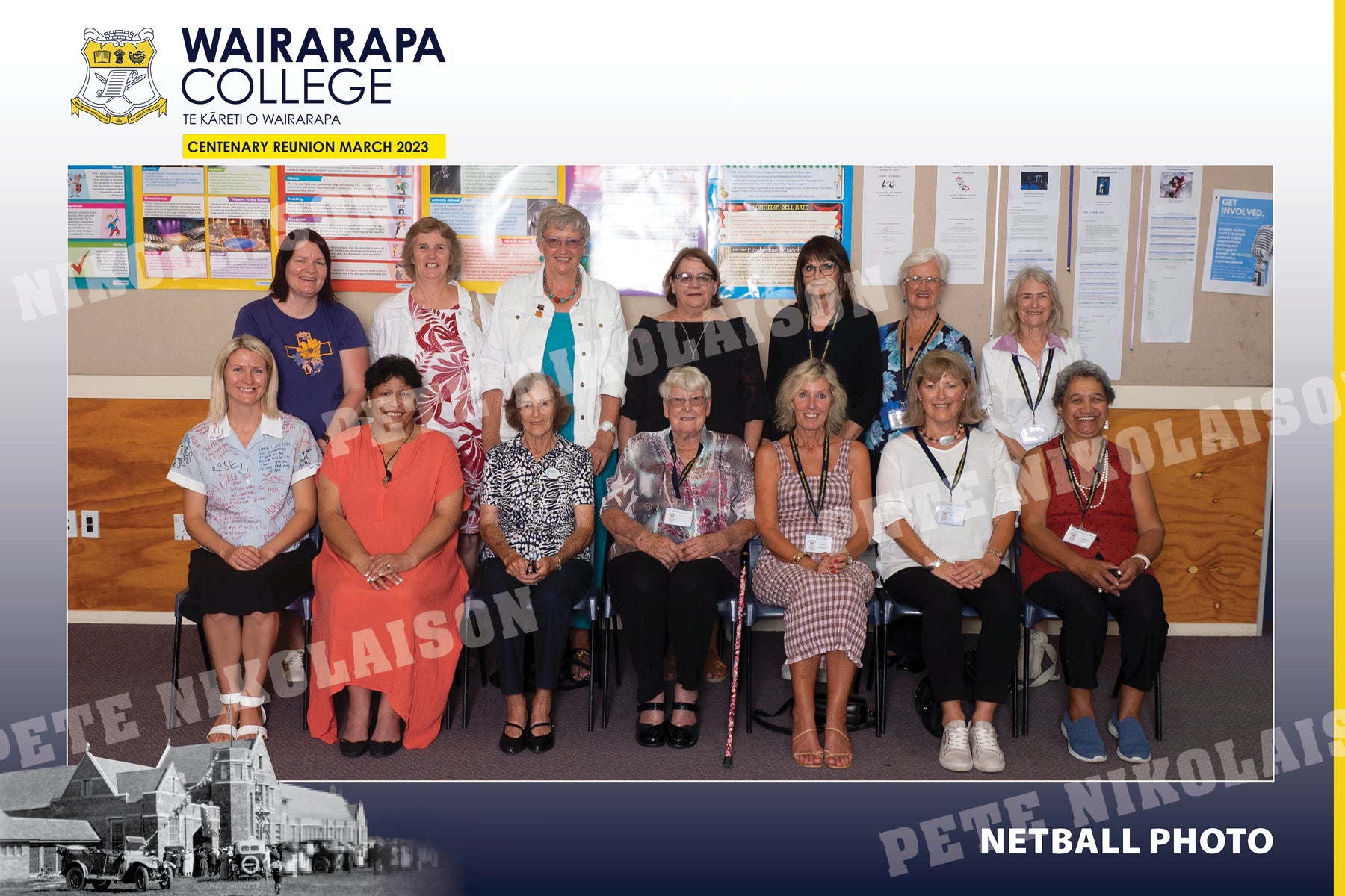 Netball Photo - Wairarapa College Centenary