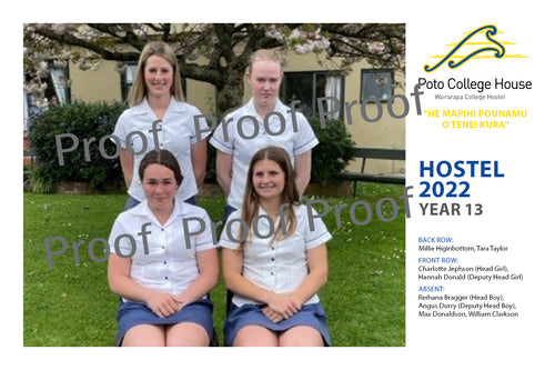 Year 13 Poto College House - 2022